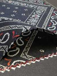 5026-310-1 Clip Per Bretelle Bandana Cross-Off, Motivo Bandana Multicolore[Tessile / Tessuto] HOKKOH Immagini aggiuntive