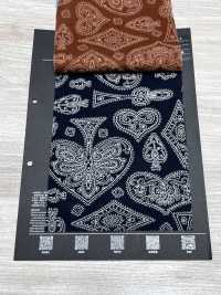5026-1330-1 Tessuto Bandana Con Stampa Discharge Trump Paisley[Tessile / Tessuto] HOKKOH Immagini aggiuntive