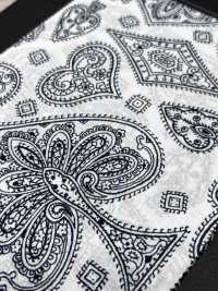 5026-1330-1 Tessuto Bandana Con Stampa Discharge Trump Paisley[Tessile / Tessuto] HOKKOH Immagini aggiuntive