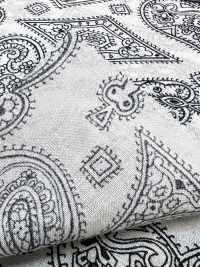5026-1330-1 Tessuto Bandana Con Stampa Discharge Trump Paisley[Tessile / Tessuto] HOKKOH Immagini aggiuntive