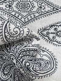 5026-1330-1 Tessuto Bandana Con Stampa Discharge Trump Paisley[Tessile / Tessuto] HOKKOH Immagini aggiuntive