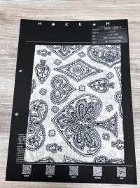 5026-1330-1 Tessuto Bandana Con Stampa Discharge Trump Paisley[Tessile / Tessuto] HOKKOH Immagini aggiuntive