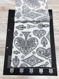 5026-1330-1 Tessuto Bandana Con Stampa Discharge Trump Paisley[Tessile / Tessuto] HOKKOH Immagini aggiuntive