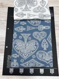 5026-1330-1 Tessuto Bandana Con Stampa Discharge Trump Paisley[Tessile / Tessuto] HOKKOH Immagini aggiuntive