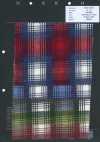 5026-1325-1 Flanella 20s A Quadri Stampata Effetto Peloso