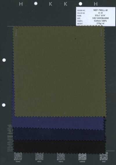 NEP-TWILL-M Drill Con Nep In Ordito