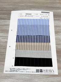 SB94291 Rigato Dobby In Cotone E Ramia[Tessuti / Stoffe] SHIBAYA Immagini aggiuntive