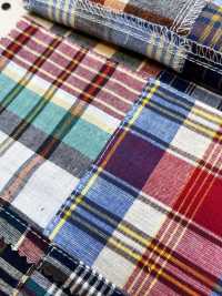 INDIA-2158 Patchwork Madras[Tessili / Tessuti] Arinobe Shoten Immagini aggiuntive