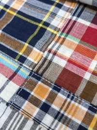 INDIA-2158 Patchwork Madras[Tessili / Tessuti] Arinobe Shoten Immagini aggiuntive