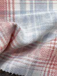 35538 21 Tessuto in twill di cotone a trama irregolare con motivo tartan[Tessile / Tessuto] SUNWELL Immagini aggiuntive