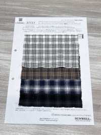 35535 Quadretto Arricciato In Cotone Biologico/TENCEL™ Lyocell[Tessile / Tessuto] SUNWELL Immagini aggiuntive