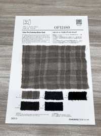 OFI2480 Quadro ombra con arricciature in cotone e lana[Tessili / Tessuti] Oharayaseni Immagini aggiuntive