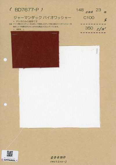 BD7677-P Duck tedesco finitura Bio Wash