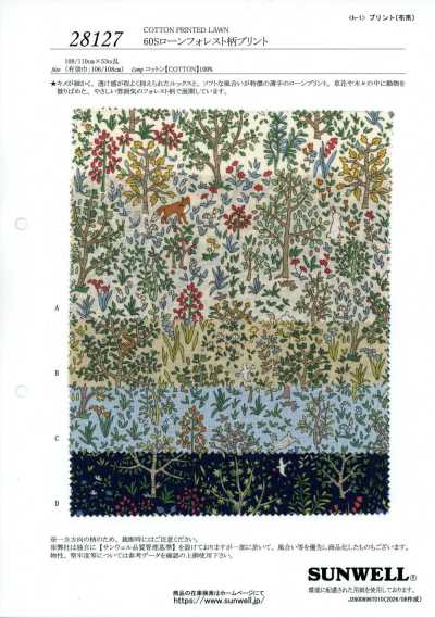 28127 Lawn a filo singolo 60, stampa foresta