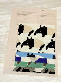 850616 Tela canvas in cotone e lino Bakkubaku[Tessili / Tessuti] VANCET Immagini aggiuntive