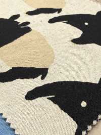 850616 Tela canvas in cotone e lino Bakkubaku[Tessili / Tessuti] VANCET Immagini aggiuntive