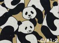 850617 Tela di cotone e lino Panda World[Tessili / Tessuti] VANCET Immagini aggiuntive