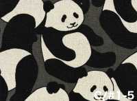 850617 Tela di cotone e lino Panda World[Tessili / Tessuti] VANCET Immagini aggiuntive