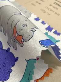 850620 Popeline Happy Hippo[Tessili / Tessuti] VANCET Immagini aggiuntive
