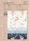 850621 Batista di cotone non sbiancato Rurudiroman Delicate Bloom