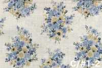 850622 Batista in cotone non sbiancato Rurudi Roman Floral Harmony[Tessili / Tessuti] VANCET Immagini aggiuntive