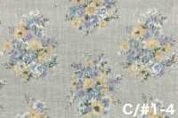 850622 Batista in cotone non sbiancato Rurudi Roman Floral Harmony[Tessili / Tessuti] VANCET Immagini aggiuntive