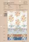 850622 Batista in cotone non sbiancato Rurudi Roman Floral Harmony