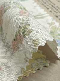 850624 Batista in cotone non sbiancato Luludi Roman Antique Bouquet[Tessili / Tessuti] VANCET Immagini aggiuntive