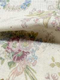 850624 Batista in cotone non sbiancato Luludi Roman Antique Bouquet[Tessili / Tessuti] VANCET Immagini aggiuntive