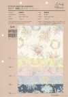 850624 Batista in cotone non sbiancato Luludi Roman Antique Bouquet