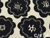 850626 Canvas floreale in cotone e lino Biscuit[Tessili / Tessuti] VANCET Immagini aggiuntive