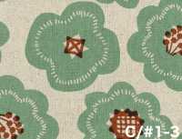 850626 Canvas floreale in cotone e lino Biscuit[Tessili / Tessuti] VANCET Immagini aggiuntive