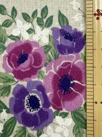 850627 Canvas in cotone e lino Anemone[Tessili / Tessuti] VANCET Immagini aggiuntive