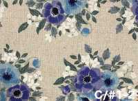 850627 Canvas in cotone e lino Anemone[Tessili / Tessuti] VANCET Immagini aggiuntive