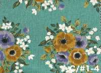 850627 Canvas in cotone e lino Anemone[Tessili / Tessuti] VANCET Immagini aggiuntive