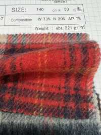SBW3347 Quadri in lana spazzolata misto alpaca[Tessili / Tessuti] SHIBAYA Immagini aggiuntive