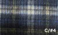 SBW3347 Quadri in lana spazzolata misto alpaca[Tessili / Tessuti] SHIBAYA Immagini aggiuntive