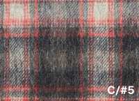 SBW8893 Lana misto alpaca spazzolata a quadri[Tessili / Tessuti] SHIBAYA Immagini aggiuntive