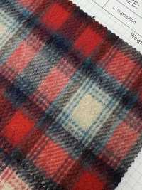 SBW8893 Lana misto alpaca spazzolata a quadri[Tessili / Tessuti] SHIBAYA Immagini aggiuntive