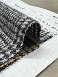 SBW8186 Lana misto alpaca Glen check/windowpane/herringbone[Tessili / Tessuti] SHIBAYA Immagini aggiuntive