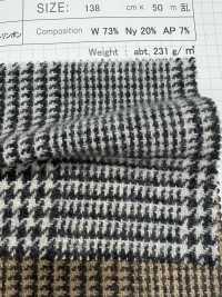 SBW8186 Lana misto alpaca Glen check/windowpane/herringbone[Tessili / Tessuti] SHIBAYA Immagini aggiuntive