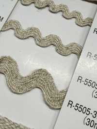 R-5505 Serie in lino gallone zig zag[Nastri, fettucce e cordoncini] RIVER Immagini aggiuntive