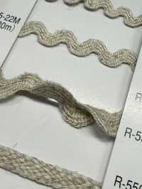 R-5505 Serie in lino gallone zig zag[Nastri, fettucce e cordoncini] RIVER Immagini aggiuntive
