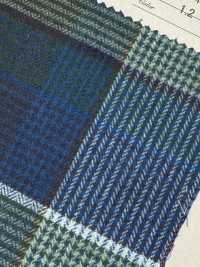 A-8191 Flanella di cotone a quadri multicolore[Tessili / Tessuti] Arinobe Shoten Immagini aggiuntive