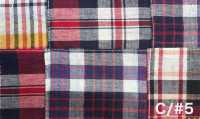INDIA-2159 Patchwork Madras[Tessili / Tessuti] Arinobe Shoten Immagini aggiuntive