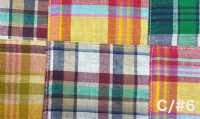 INDIA-2159 Patchwork Madras[Tessili / Tessuti] Arinobe Shoten Immagini aggiuntive
