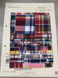 INDIA-2159 Patchwork Madras[Tessili / Tessuti] Arinobe Shoten Immagini aggiuntive