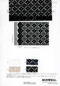 41702 Pizzo geometrico a rombi[Tessili / Tessuti] SUNWELL Immagini aggiuntive