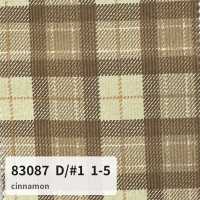83087 Quadri tartan in velluto a coste 21 wale[Tessili / Tessuti] VANCET Immagini aggiuntive