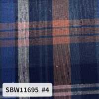 SBW11695 Quadri Madras in cotone/lino[Tessili / Tessuti] SHIBAYA Immagini aggiuntive